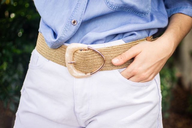 Buckle Stretch Braided Belt