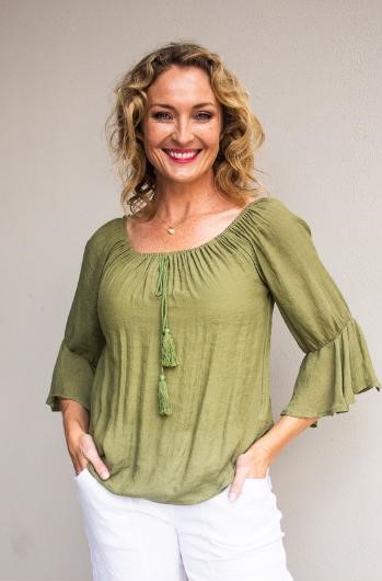Plain Off Shoulder Top